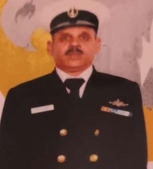 Radheshyam Upadhyay, retired Indian Coast Guard Pradhan and Adhikari